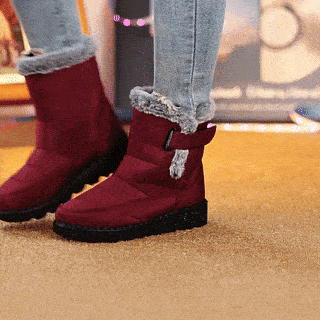 Elara™ Winterlaarzen – Warm, Antislip & Waterafstotend