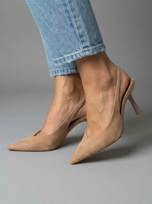 Essenziale Nude – Slingback for daglig bruk